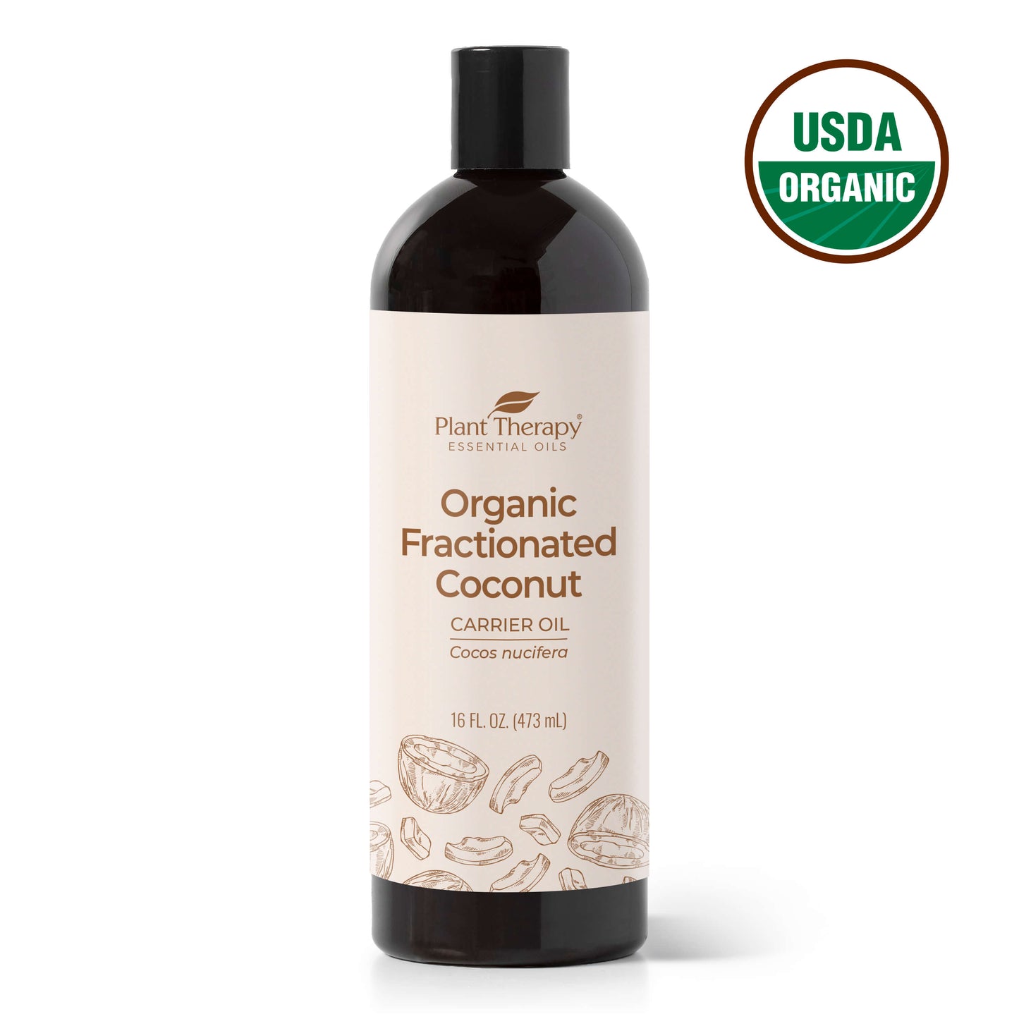 Organic Fractionated Coconut Carrier Oil