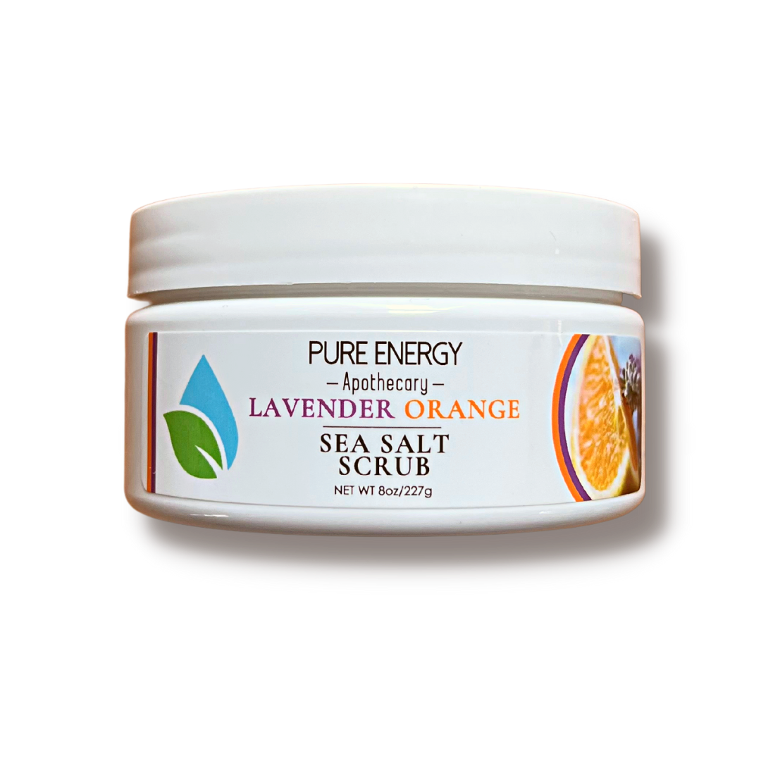 Sea Salt Scrub (Lavender Orange) by Pure Energy Apothecary