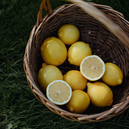 Natural Lemon White Marble Candle 6oz