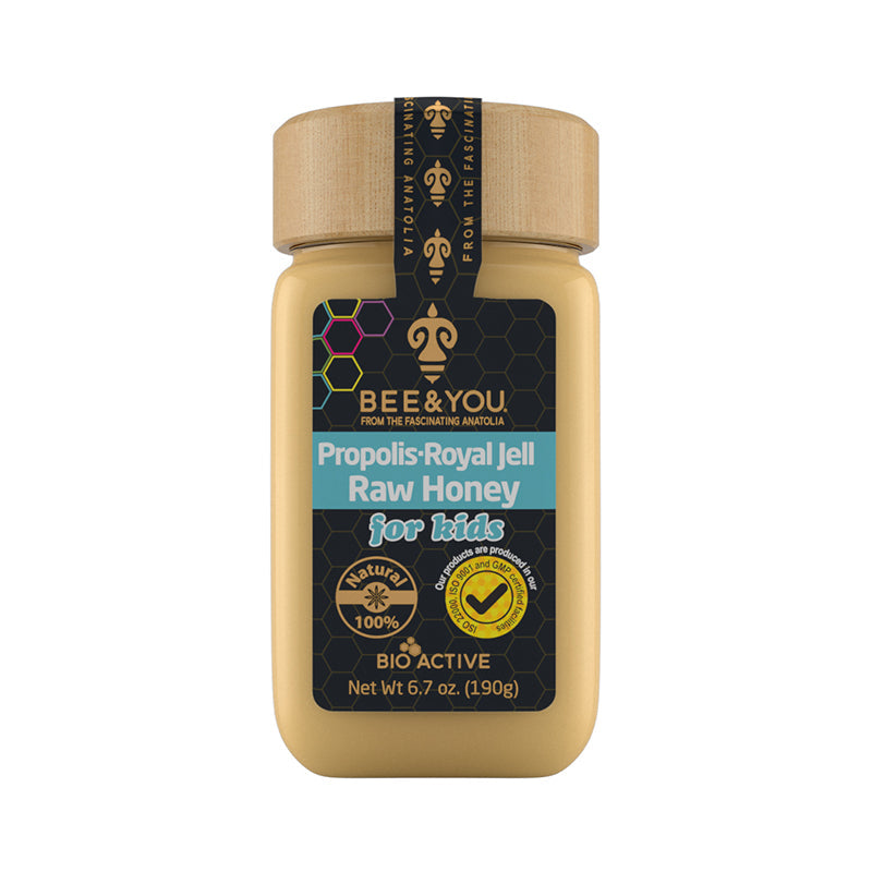 Organic Royal Jelly+Propolis+Raw Honey Mix for Kids Superfood