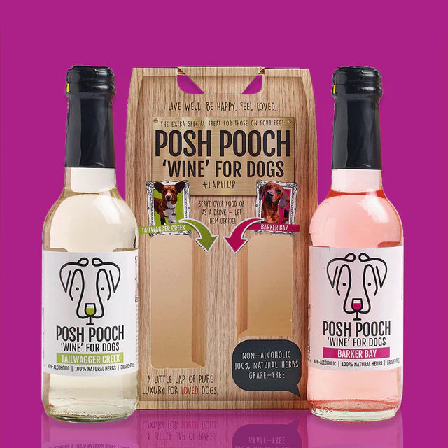 Posh Pooch Dog Wine Duo Pack (Non-Alcoholic) by American Pet Supplies