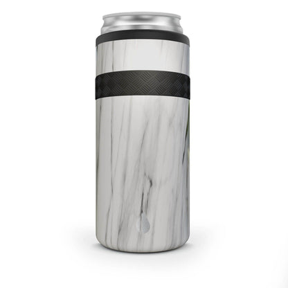 Recess 12oz Slim Can Cooler - White Marble