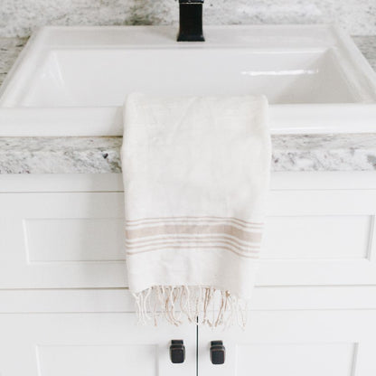 Cabin Hatch Cotton Hand Towel by Creative Women