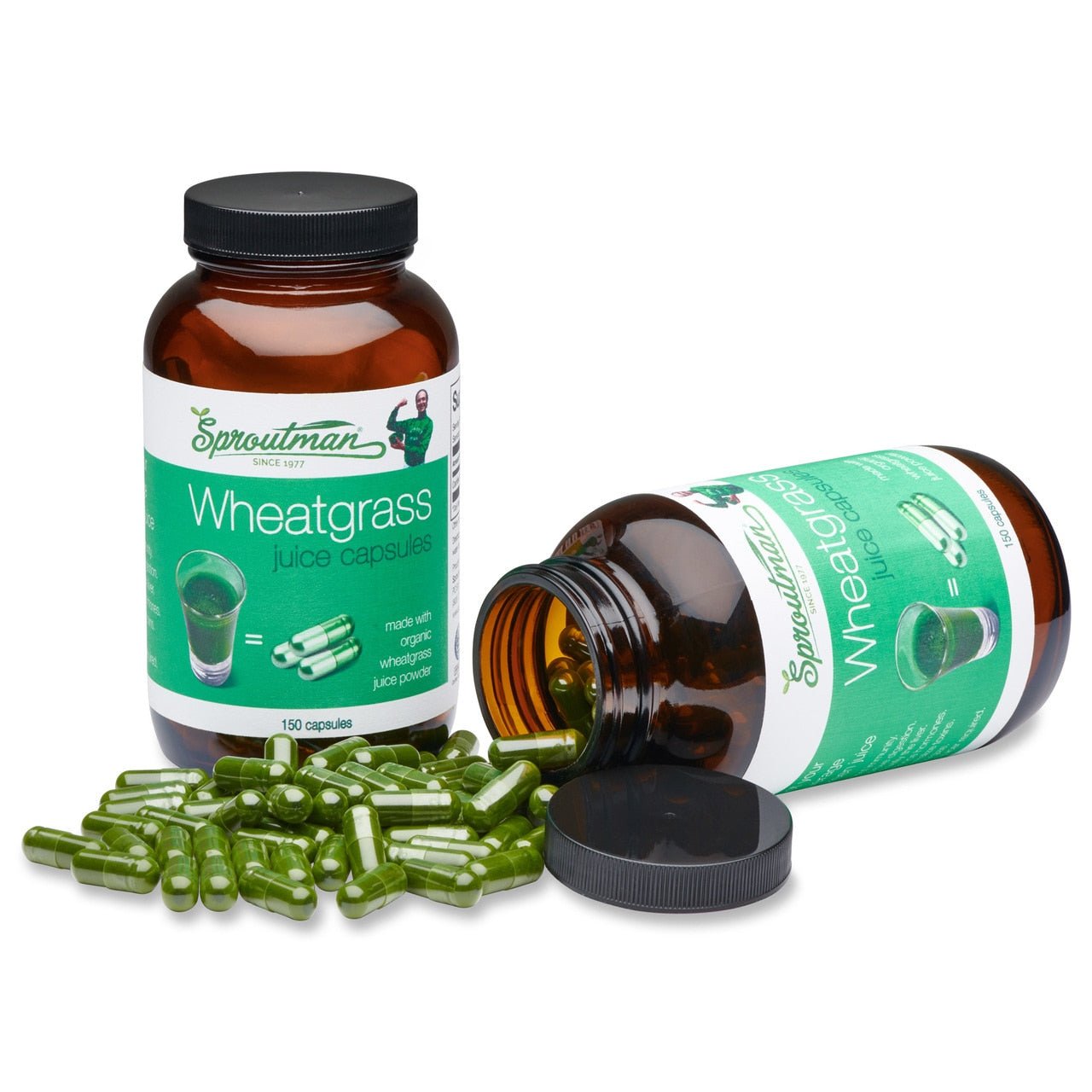 Sproutman's Wheatgrass Juice Capsules