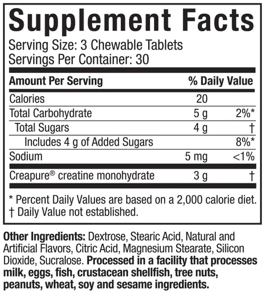 MuscleTech Creatine Chews