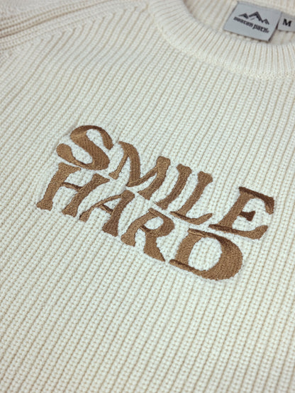 OVERSIZED HEAVYWEIGHT SMILE HARD SWEATER