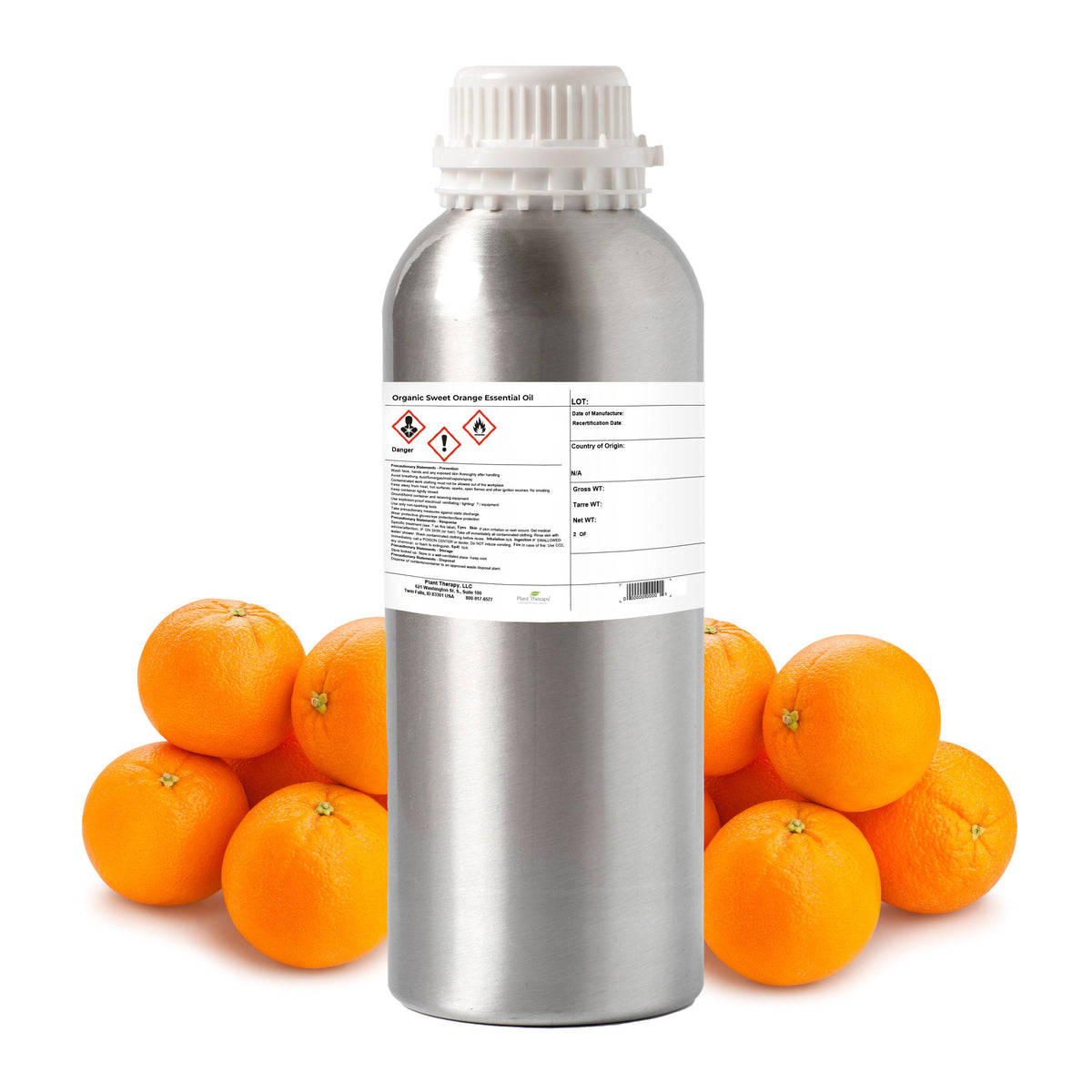 Organic Sweet Orange Essential Oil Bulk