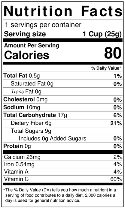 Freeze Dried Whole Cranberry Snack by The Rotten Fruit Box