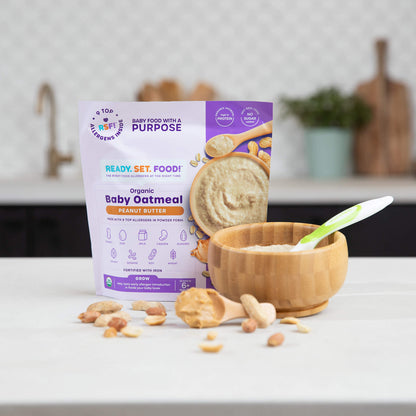 Organic Baby Oatmeal - Peanut Butter