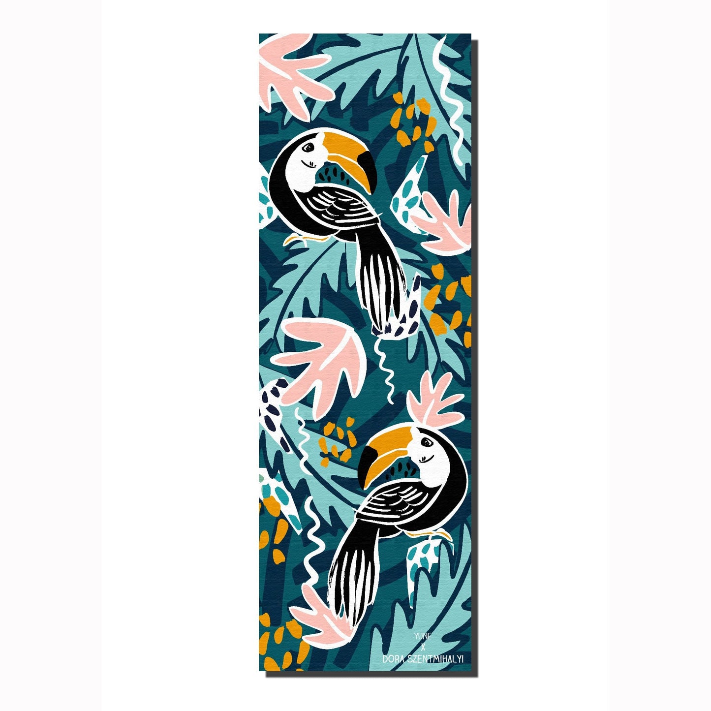 Ascend Yoga Mat Dora Szentmihalyi Toucan Mat by Yune Yoga