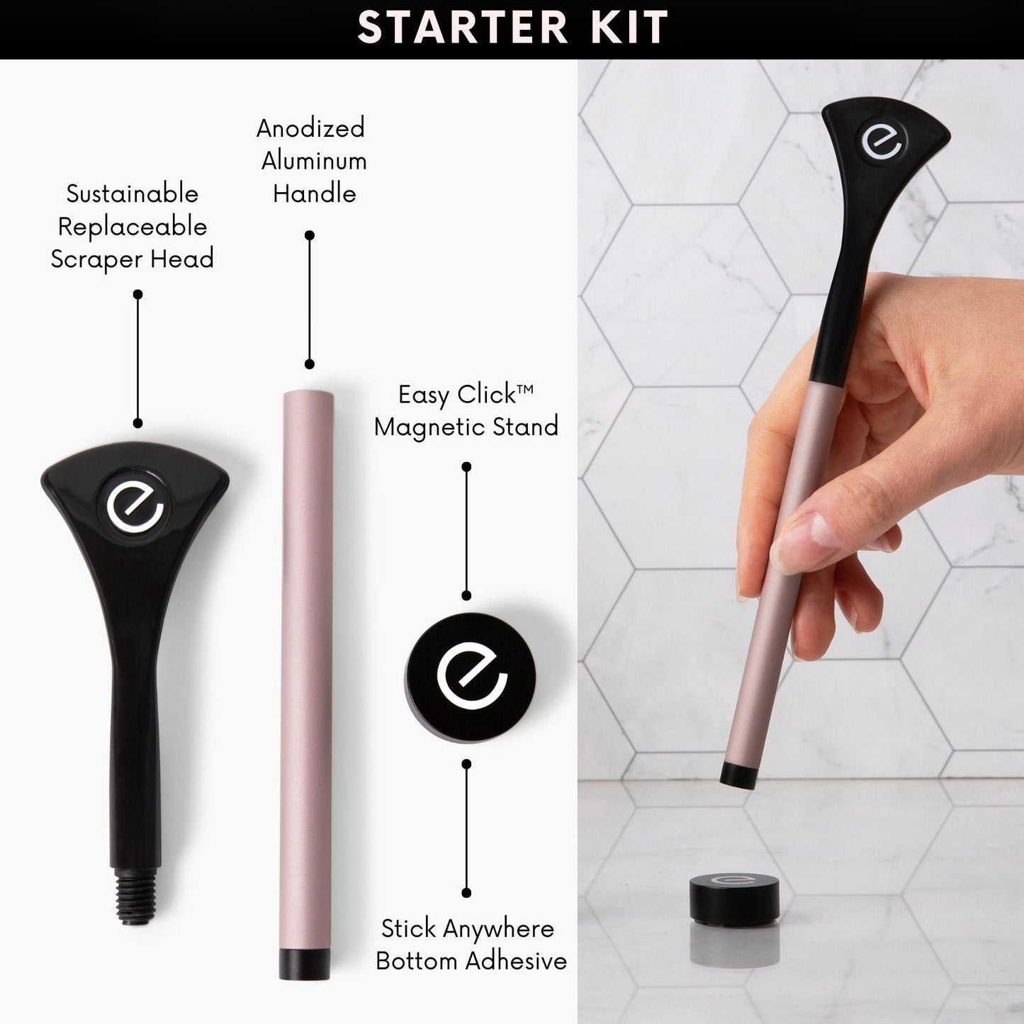 Luxe Tongue Scraper | Starter kit