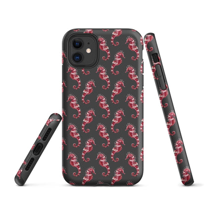 Candy Cane Sea Horse Tough Case for iPhone®