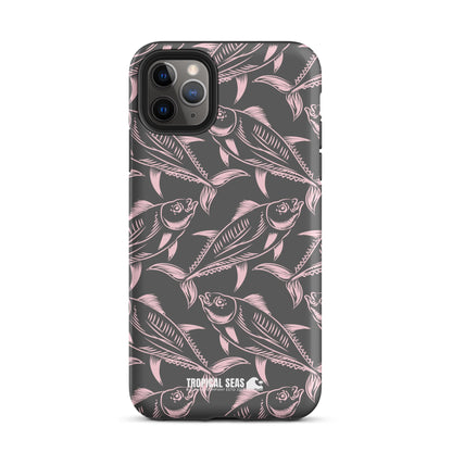 Nautical Pink Tuna Tough Case for iPhone®