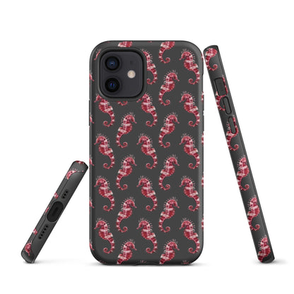 Candy Cane Sea Horse Tough Case for iPhone®