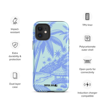 Tropical Island Blues Tough Case for iPhone®