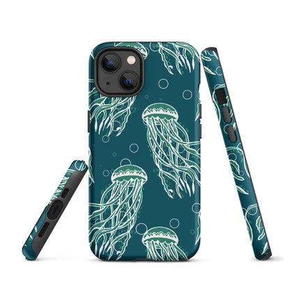 Nautical Jellyfish Tough Case for iPhone®