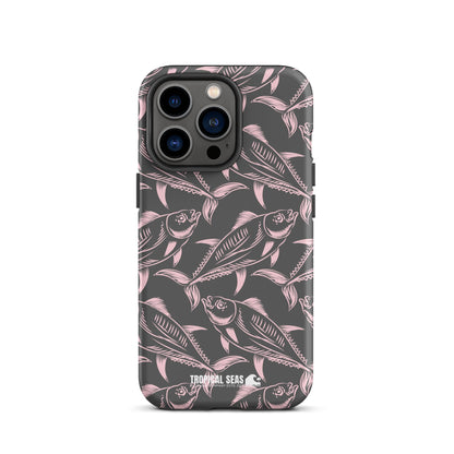 Nautical Pink Tuna Tough Case for iPhone®