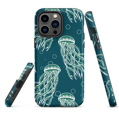 Nautical Jellyfish Tough Case for iPhone®