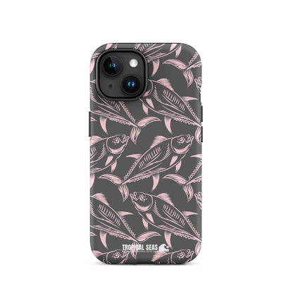 Nautical Pink Tuna Tough Case for iPhone®