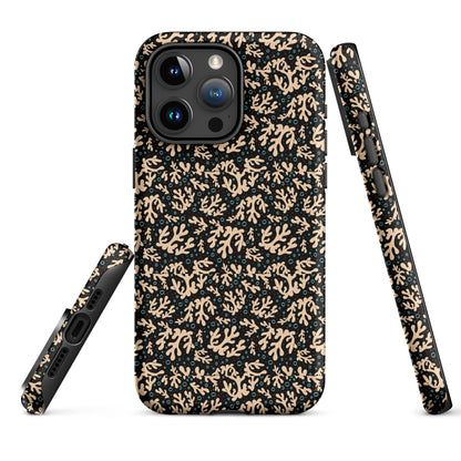 Nautical Black Coral Reef Tough Case for iPhone®