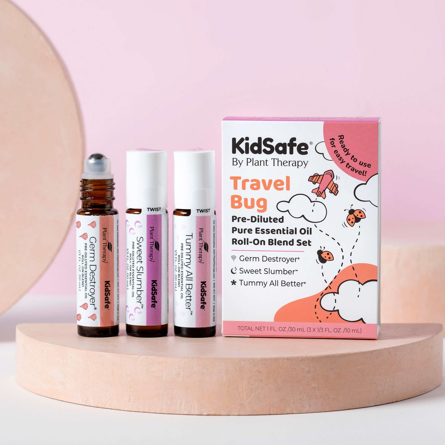 KidSafe Travel Bug Roll-On Set