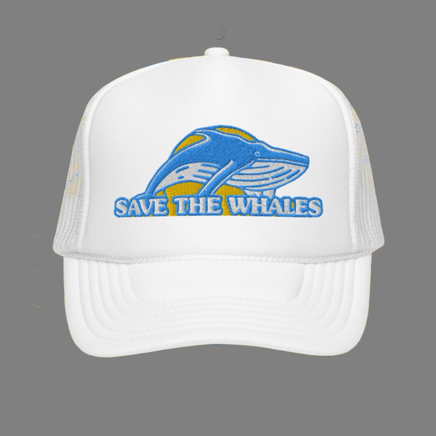 Save the Whales Foam Trucker Hat