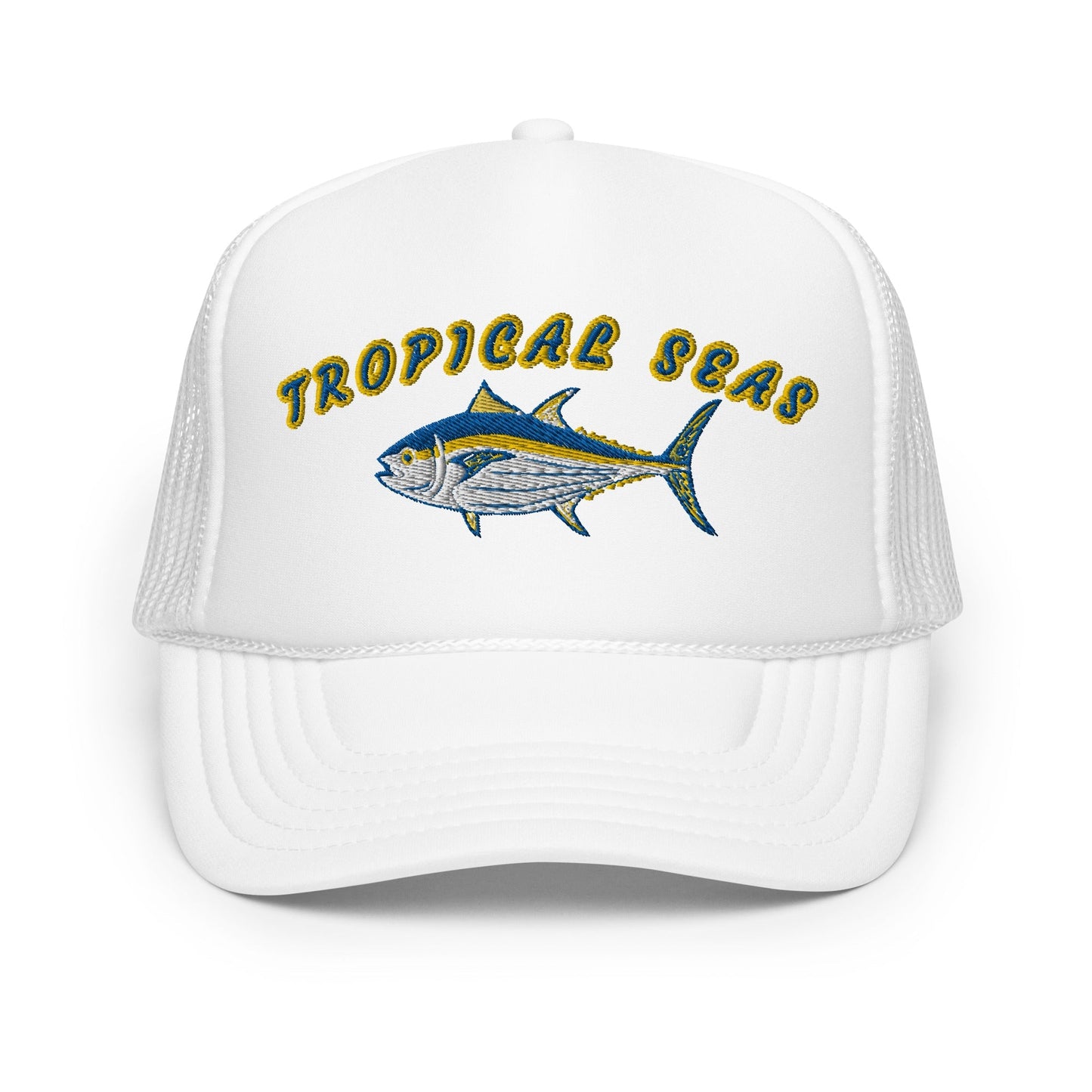 Tropical Seas Tuna Foam trucker hat