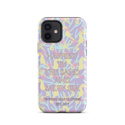 Happiest By the Sand and Salty Sea Tough Case for iPhone®