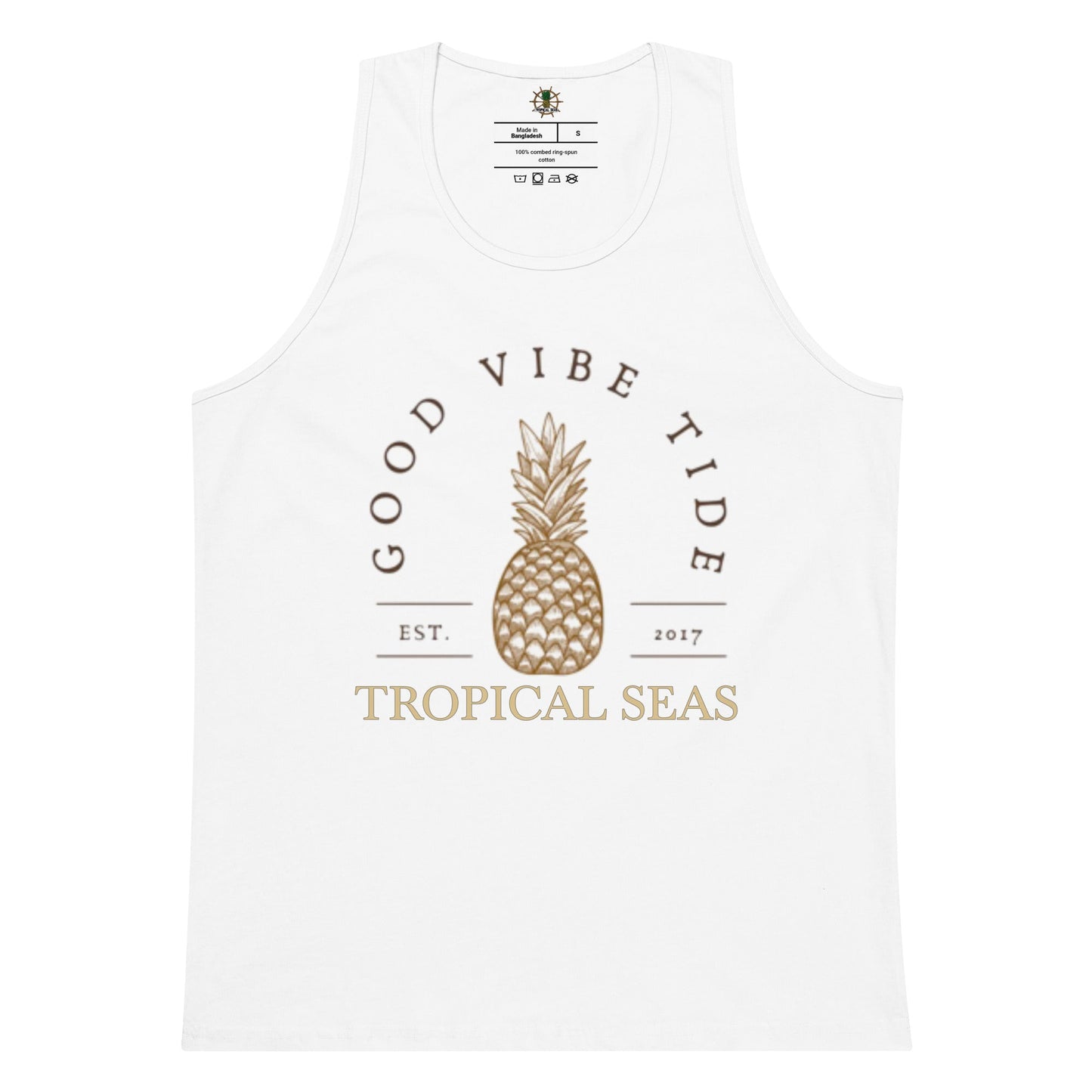 Men’s Premium Vintage Pineapple Tank Top