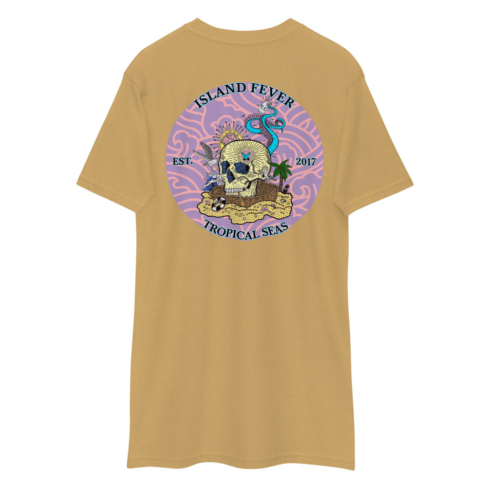 Men's Tropical Island Fever Skull T-shirt