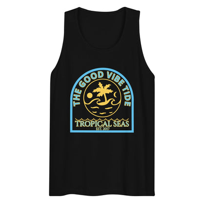 Men's Premium Island Life Tropical Tank Top