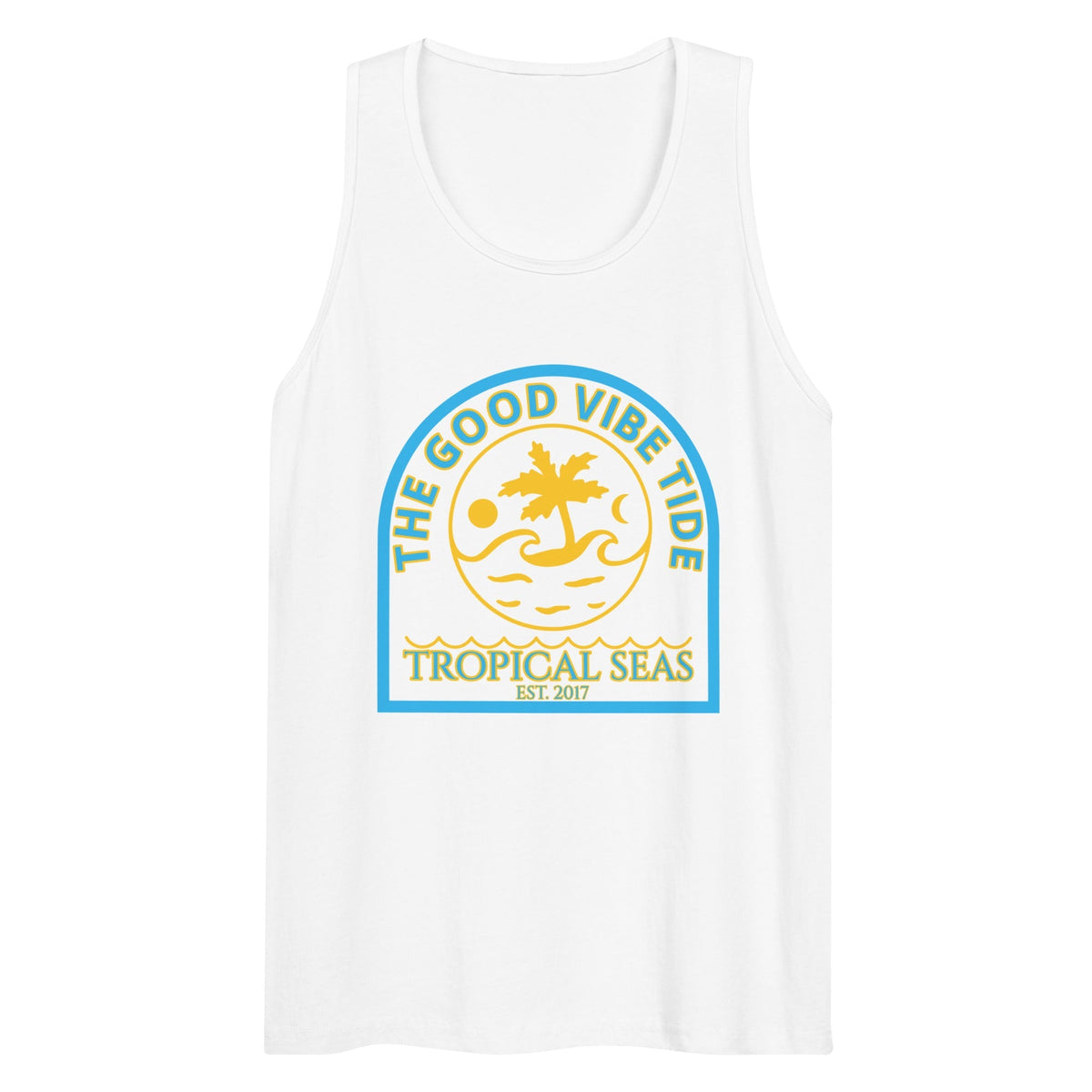 Men's Premium Island Life Tropical Tank Top