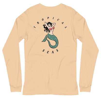 Tropical Mermaid Long Sleeve Shirt