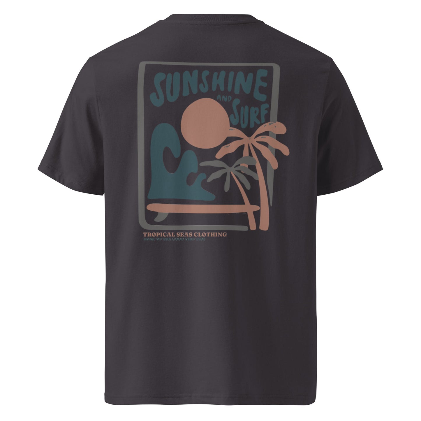 Tropical Sunshine & Surf organic cotton t-shirt