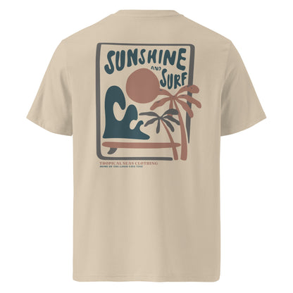 Tropical Sunshine & Surf organic cotton t-shirt