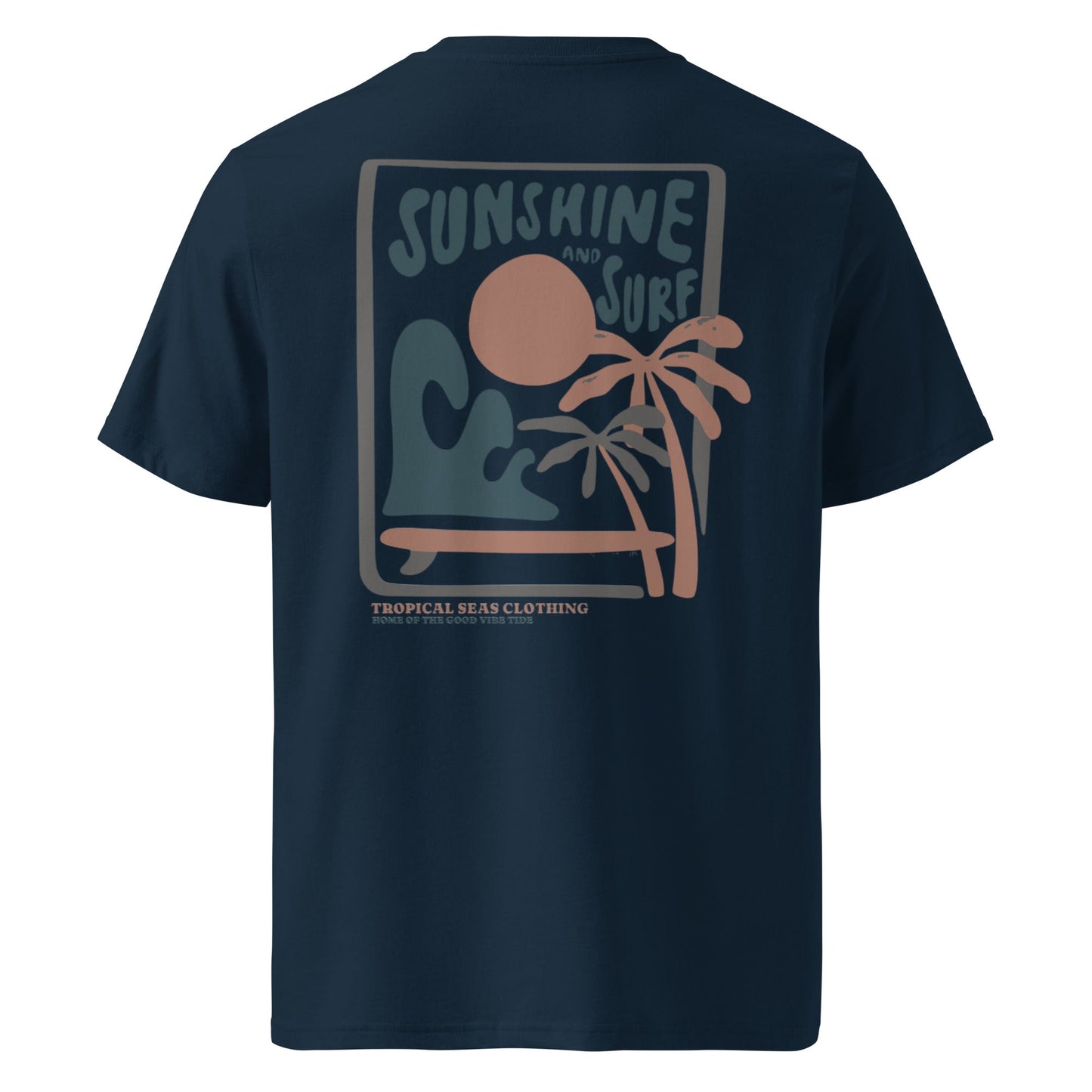 Tropical Sunshine & Surf organic cotton t-shirt