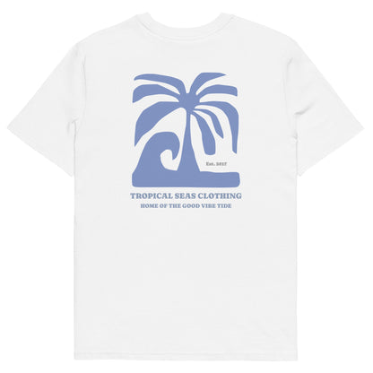 Blue Palm organic cotton t-shirt