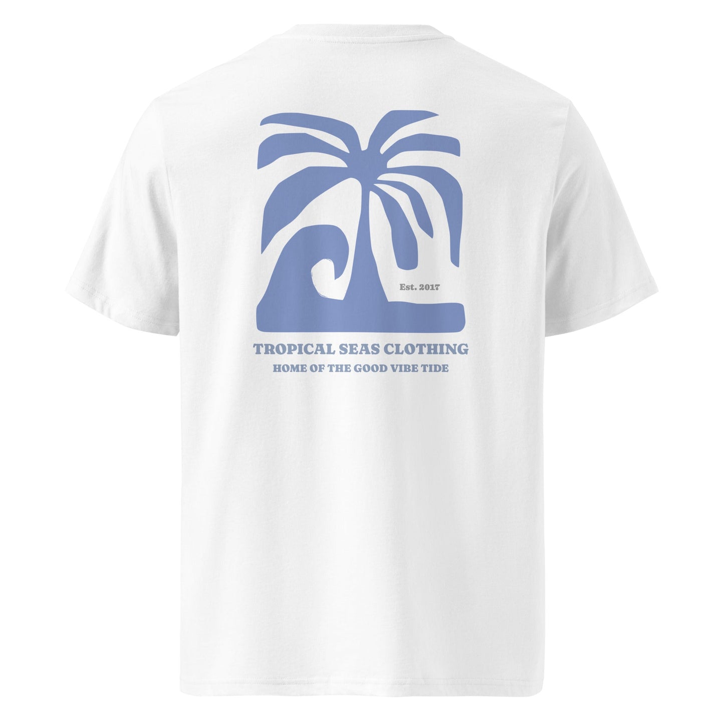 Blue Palm organic cotton t-shirt