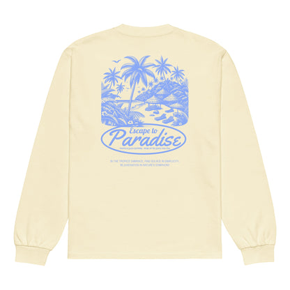 Escape to Paradise Premium heavyweight long sleeve shirt