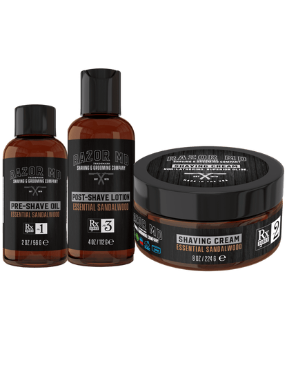 Shaving Bundle and Gift Set - Sandalwood