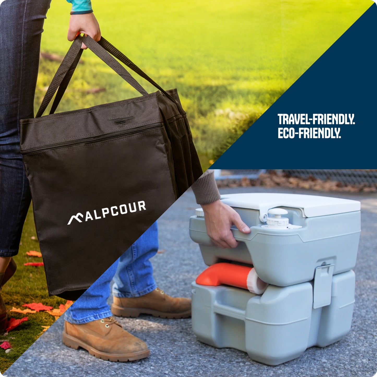 Alpcour Compact Portable Toilet