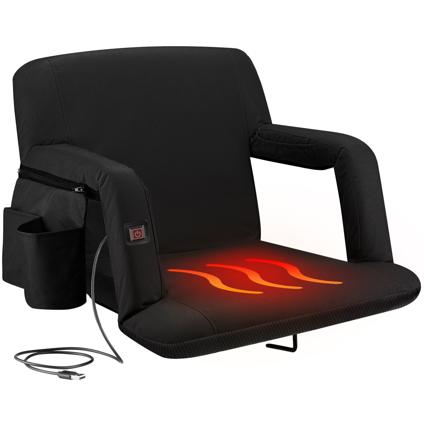 Reclining Stadium Seat - Heated