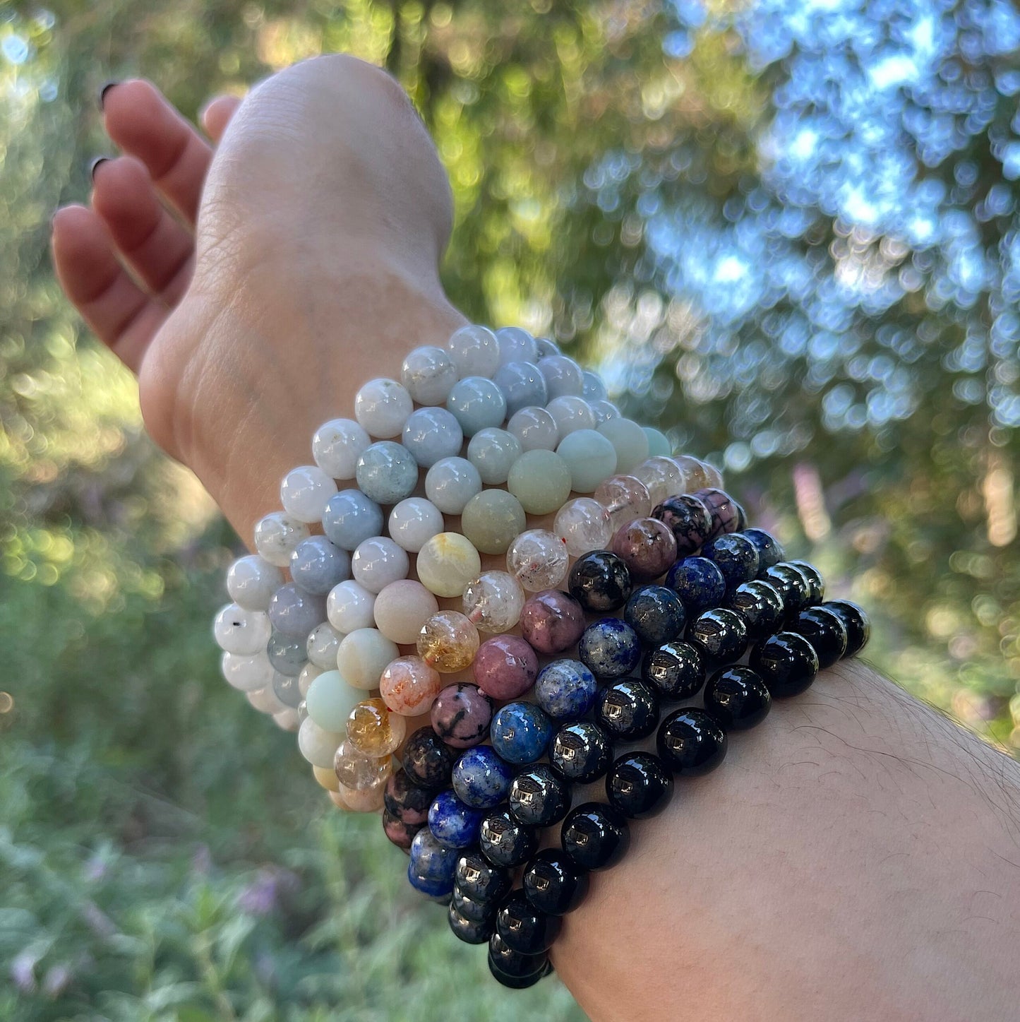 Crystal Healing Beaded Bracelet