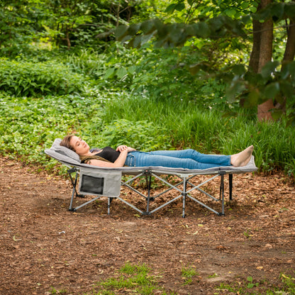 Mattress Pad and Pillow for Camping Cots