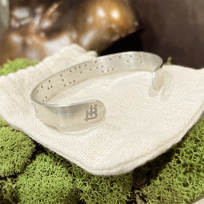 Beautiful Human Braille Cuff Bracelet