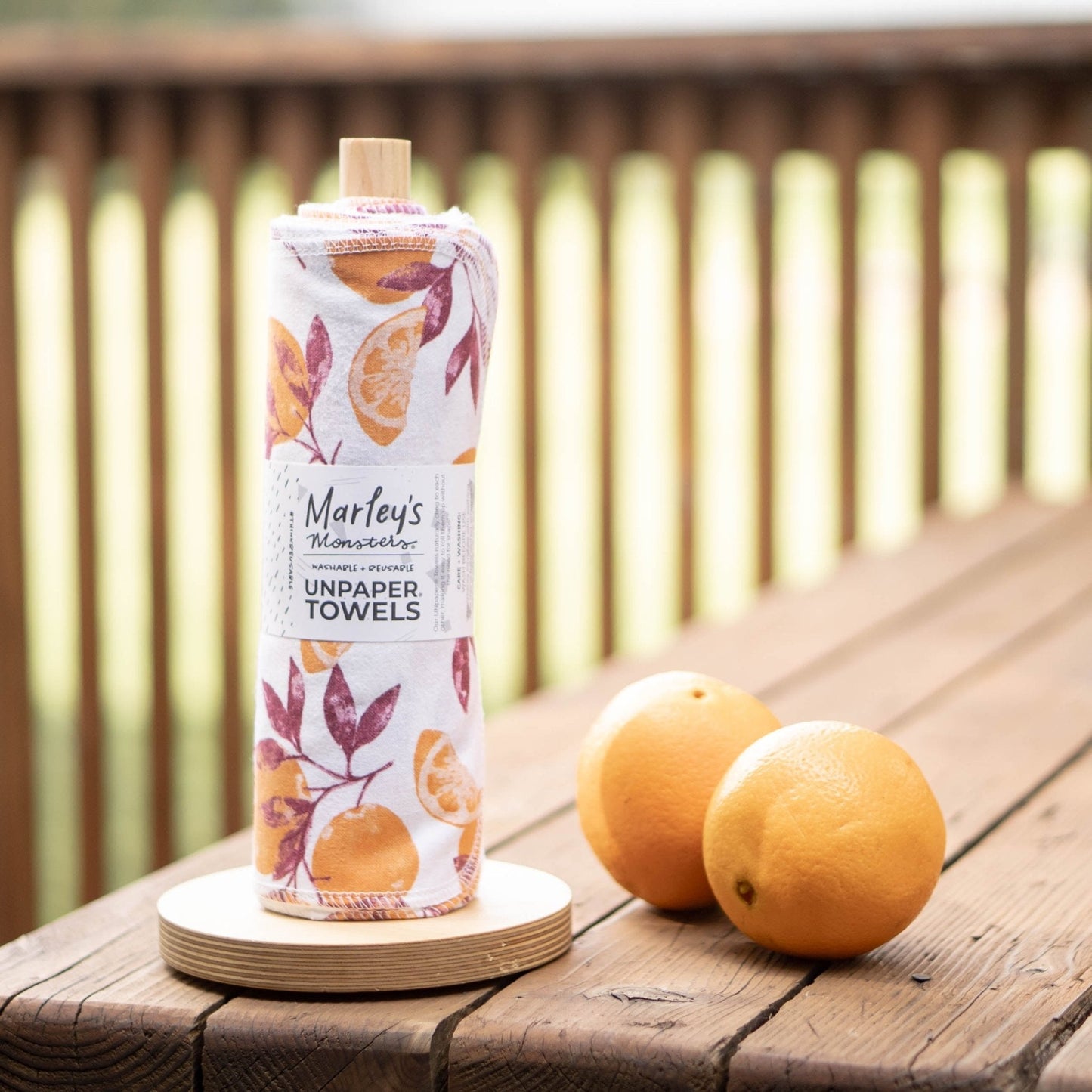 UNpaper® Towels + Holder: Vintage Fruits