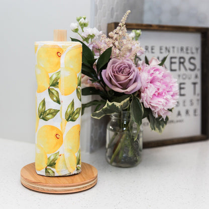 UNpaper® Towels + Holder: Vintage Fruits