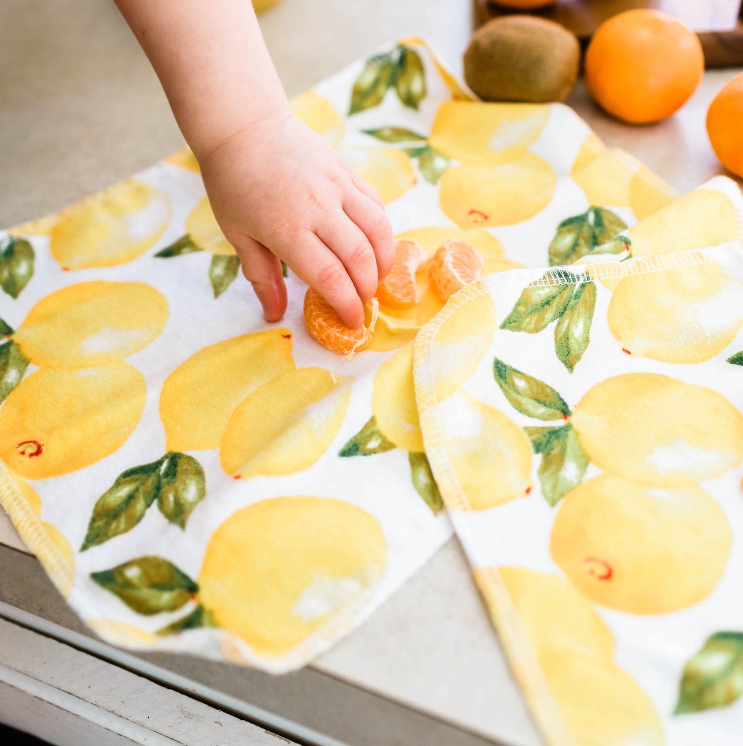 UNpaper® Towels + Holder: Vintage Fruits