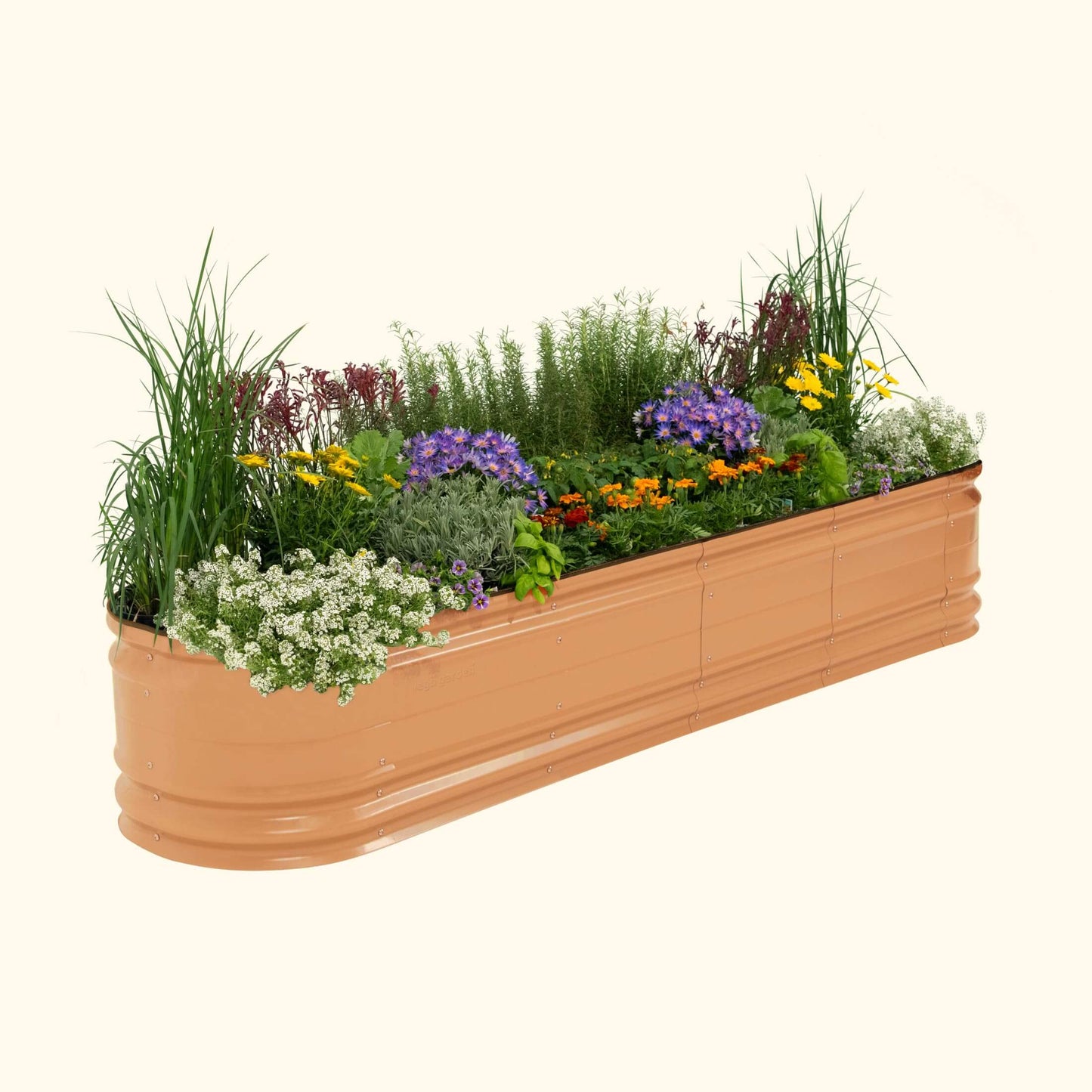 17" Tall 9 In 1 Large Novel Modular Metal Raised Garden Bed Kit