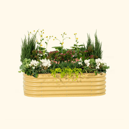 17" Tall 6 In 1 Medium Modular Metal Raised Garden Bed Kit